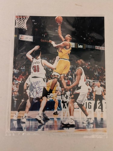 1998 Press Pass Authentics Signed Memorabilia Brian Skinner Baylor Bears 8x10 AU
