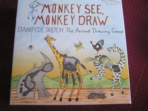 Alex Beard Untamed Games For Kids Monkey See Monkey Draw Game For Ages 5 Nib Ebay