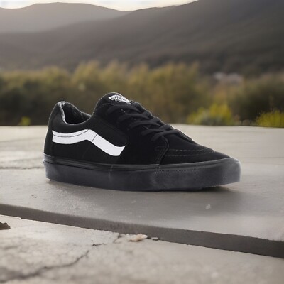 VANS SK8-LOW CONTRAST Sneakers Black/White New