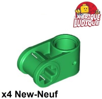 Lego Technic 4x Achse Axle Connector perpendicular grün/green 6536 NEU