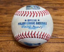 Randal Grichuk Rockies Game Used DOUBLE Baseball 7/7/2023 vs Giants Hit #931