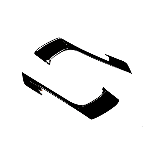 Glanz Schwarz Front Stoßstange Vent Canards Für Porsche 718 Boxster Cayman 16-19 - Bild 9 von 11