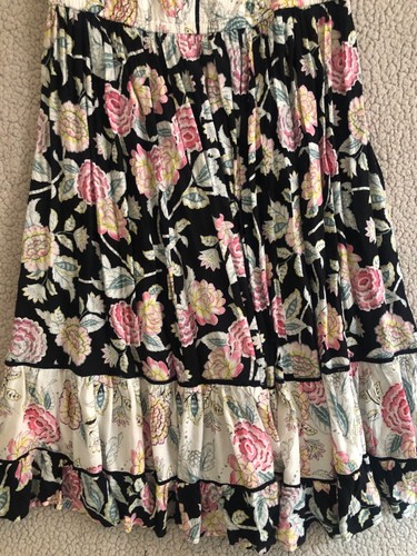 Torrid 1 1x Floral Challis Midi Dress sleeveless flowy cute multicolor print - Picture 14 of 20