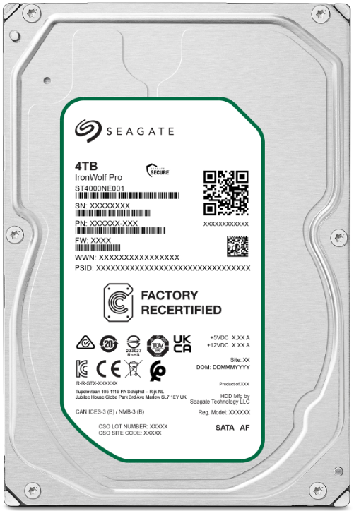 Seagate IronWolf PRO 4TB HDD ST4000NE001 3,5