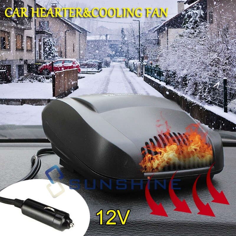 2-Mode Air Conditioner For Car 12V DC Plug In Vehicle Heating Cooling  Heater Fan