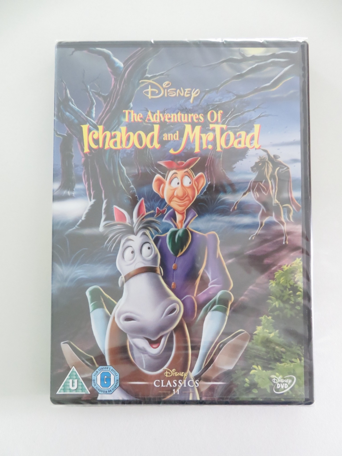 THE ADVENTURES OF ICHABOD AND MR. TOAD (DVD) DISNEY BING CROSBY 1949 REGION 2