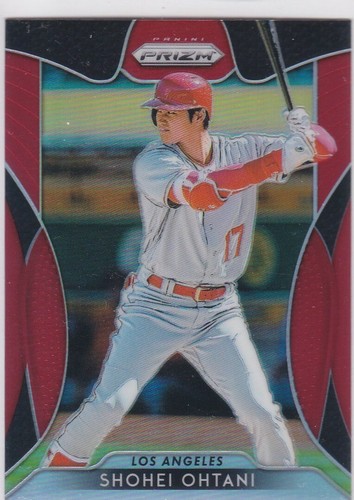 SHOHEI OHTANI Angels 2019 RED PRIZMS VARIATION Baseball Card Japan Los Angeles