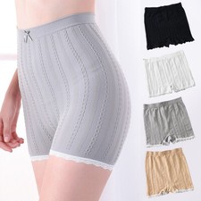 Women Stretchy Safety Pants Underwear Soft Lace Seamless Breathable Panties
