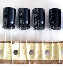 Image of 470uF 25V Capacitor Electrolytic Genuine Nichicon Low ESR 105 C Pack of 4