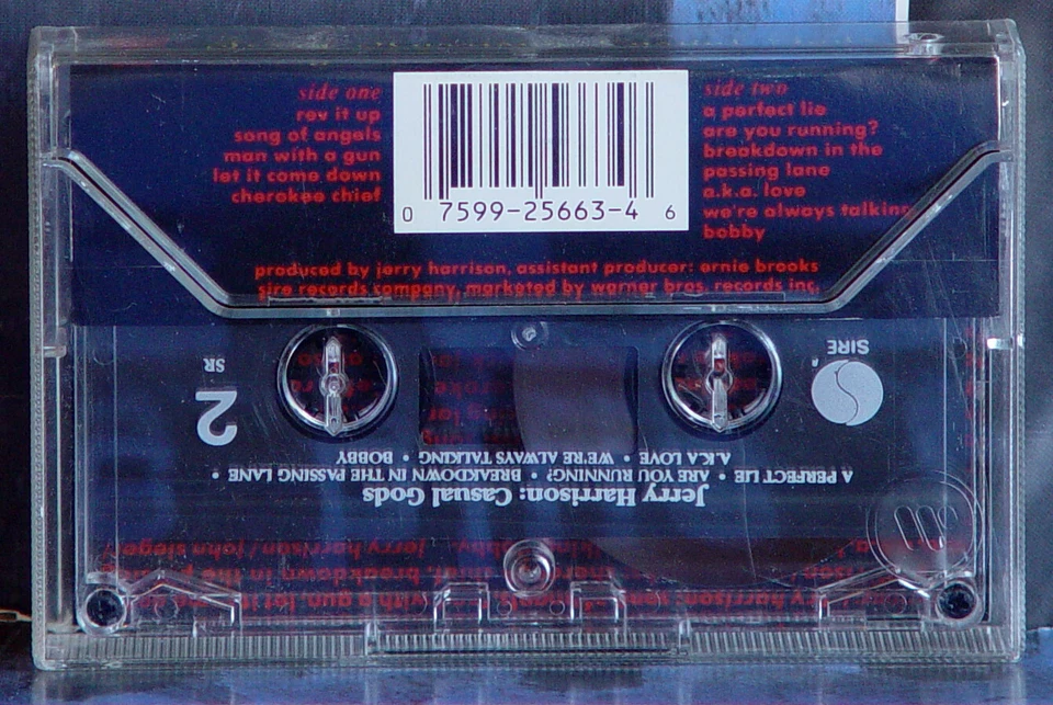 Jerry Harrison: Casual Gods s/t CASSETTE: 1987 Sire Talking Heads Modern Lovers Foto 2 de 4