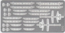 1/700 Retrofit Mast for WWII Japanese Navy Ship (1pc Metal Etched Sheet)
