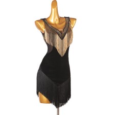 Ballroom Women's Latin Rumba Tango Salsa Samba Competition Dance Dress LQ305