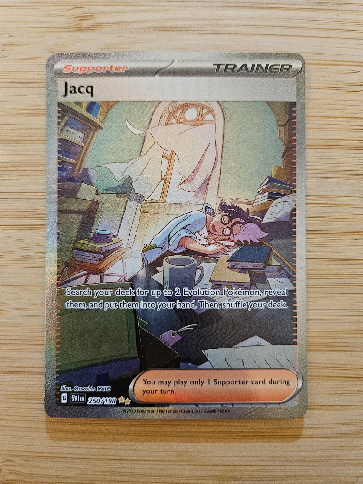 Jacq 250/198 (SVI) Scarlet & Violet Base NM Special Illustration Rare Pokemon...