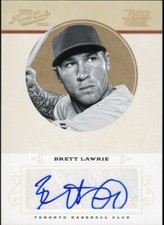 2012 Prime Cuts Century Gold Signatures #58 - Brett Lawrie [07/10] Rookie Auto