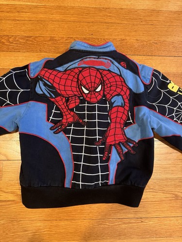 JH Design Embroidered Spider-Man Jacket Youth Size S 5-6 - Picture 9 of 12