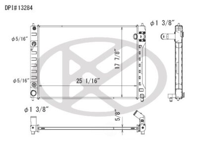 Radiator Koyo A13284