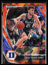 Matthew Hurt #34 2021 Prizm Draft Picks Orange Cracked Ice PRIZM Rookie  G0126A