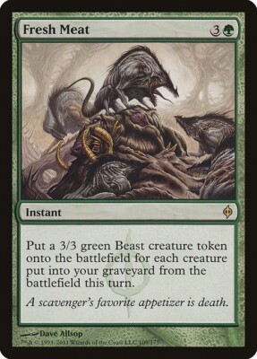 Fresh Meat *PLAYSET* 4x MtG New Phyrexia NPH SP/NM