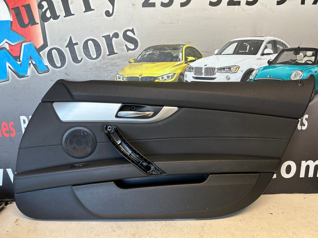 BMW DOOR PANEL BLACK LEATHER FRONT RIGHT E89 Z4 09-16 | eBay