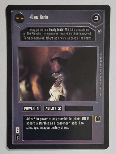 Star Wars CCG A New Hope BB Limited Rare & Uncommon DS Dark Side Singles SWCCG - 第 7/51 張圖片