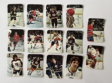 1977 O-Pee-Chee Glossy Rounded Corners Inserts Hockey Cards Assorted Lot of 14