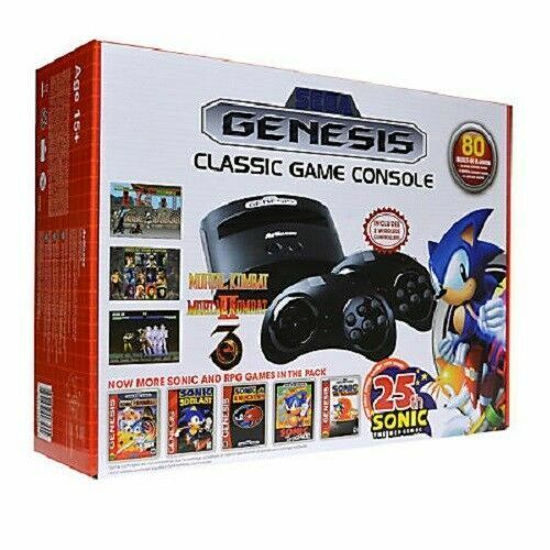 Sega Genesis Classic Mini Game Console w/ 80 Built-In Games BRAND NEW! SEALED! - Picture 1 of 1