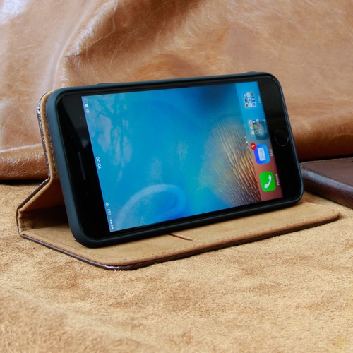 Luxury Schutzhülle für Apple / Samsung Smartphone Tasche Case Cover Handy bronze - Picture 3 of 12