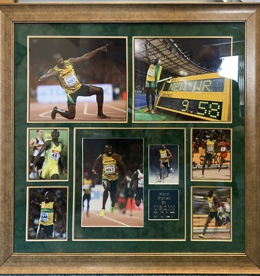 Usain Bolt Famed Photos With Certified Signature