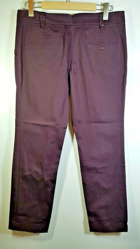 elasticizzato 32w Taglia 14 bordeaux Jigsaw 30l Womens colorato Chino Vino Cotone q8TUnawx