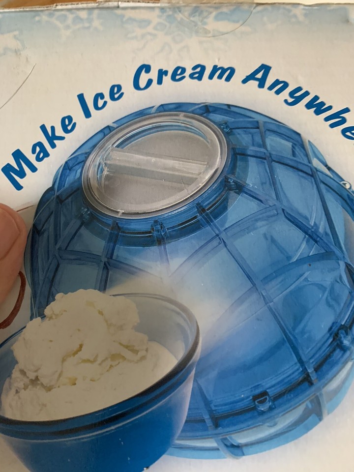 The Original PLAY AND FREEZE Ice Cream Maker Ball COBALT BLUE