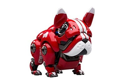 HWJ rambler Mecha-Bulldog Rot Figur Mecha Buldog 12x8cm