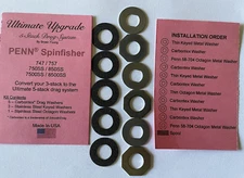 PENN SPINFISHER 750SS & 850SS BRYAN YOUNG'S 5 STACK ULTIMATE UPGRADE DRAG KIT