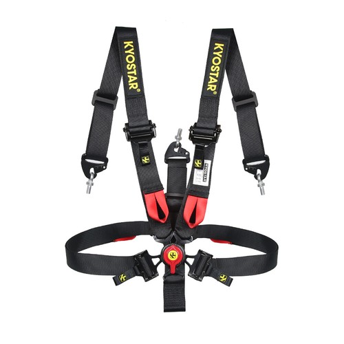 5 Point Cam Lock Carbon Fiber Quick Release Racing Seat Belt Safety Harness - Picture 2 of 14