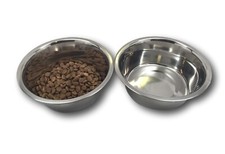 Stainless Steel Dog Bowl Set, 8"Large, 64oz / 2-Quart, Without Annoying Stickers