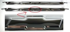 Pair Door Sill Scuff Plates w/ Bowtie For 1960-66 Chevrolet Pickup Trucks