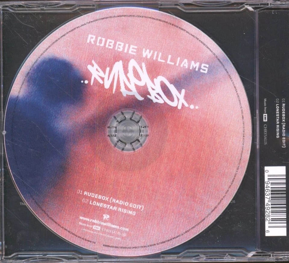 Robbie Williams Rudebox CD Europa Chrysalis 2006 Single CDCHS5161 - Bild 2 von 2