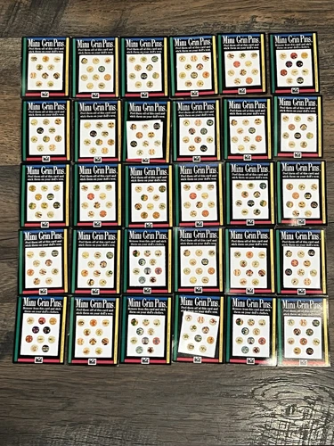 Pleasant Company American Girl 1995 Mini Grin Pins Stickers Lot of 30