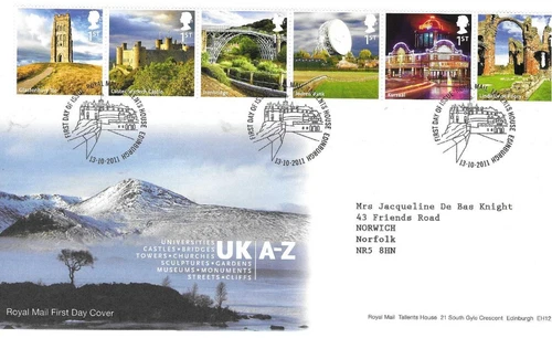 GB Comm/FDC - UK - A-Z - Edinburgh -  2011 (RM931)