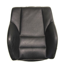 Bmw E46 Sedan Heated Front Sport Seat Back Upper Cushion Black Leather 8234946
