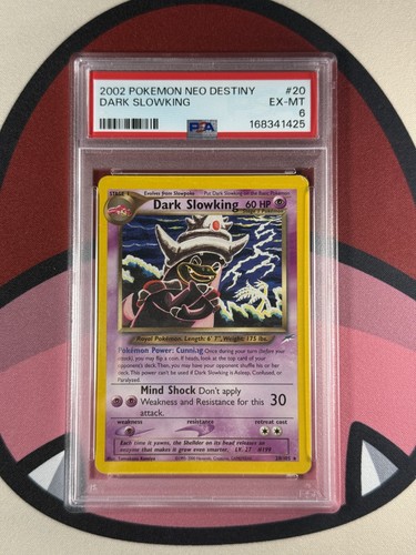 Dark Slowking (Unlimited) graded PSA 6 for sale on eBay
