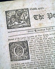 1716 Sir Christopher WREN Architect ST. PAUL’S CATHEDRAL Original Newspaper