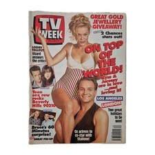 TV WEEK Vintage Australian Magazine April 4, 1992 Bruce Samazan Pin-Up