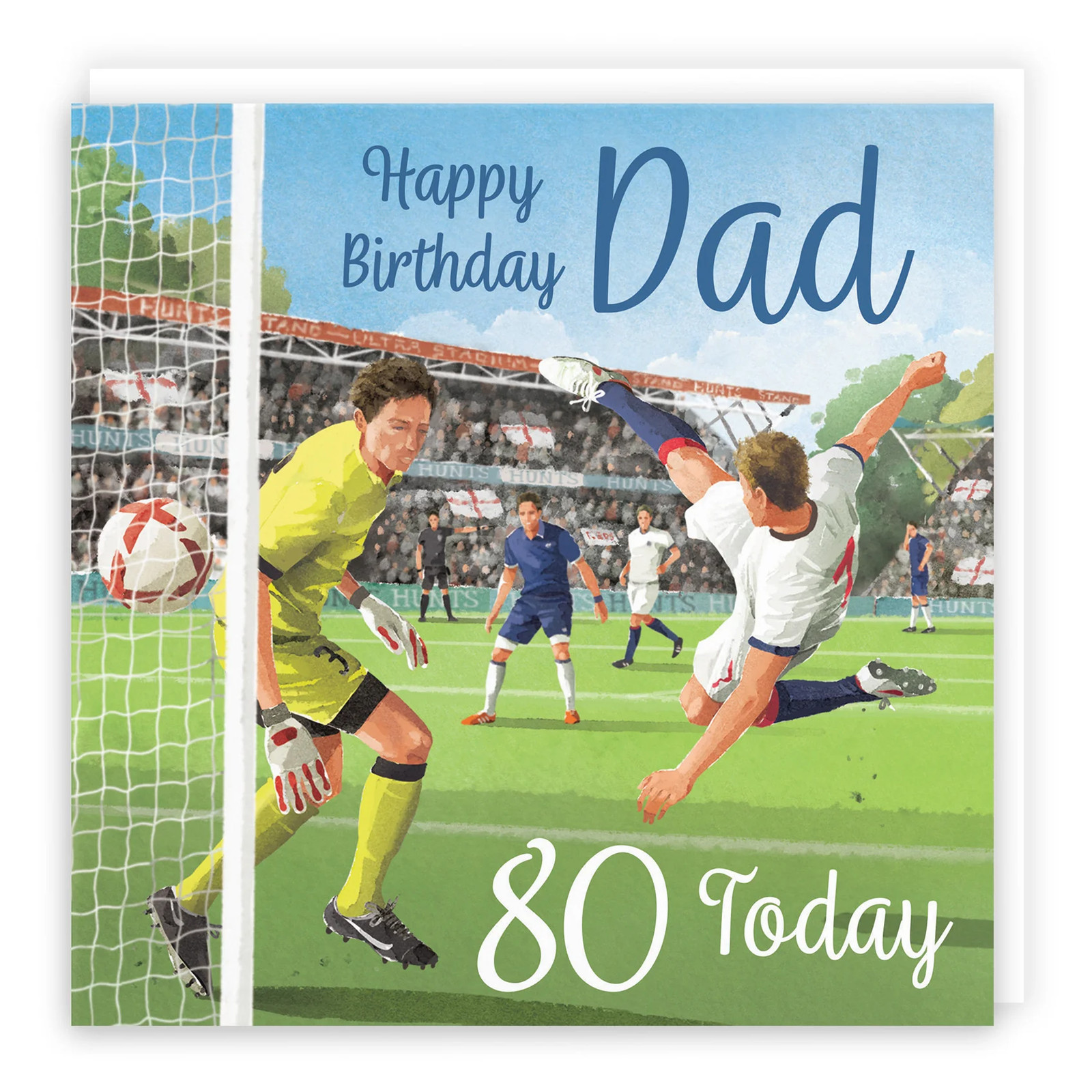 80th Dad Football Birthday Card Milo's Gallery