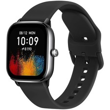 Meliya Bands for Amazfit GTS 4 / 4 Mini / GTR / One Size, Black