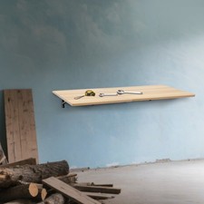 Wall Mounted Workbench, Folding Table for Workshop, Garage, Office, Home