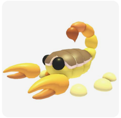 neon death stalker scorpion adopt me virtual pet