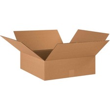 18" x 18" x 6" Flat Cardboard Corrugated Boxes Lot of 20