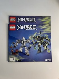 LEGO Ninjago Titan Mech Battle 70737 w/ Zane & Jay Minifigures & Instructions