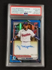 2024 Bowman Chrome #CPA-YMI Yaikel Mijares Prospects Auto Blue PSA 9