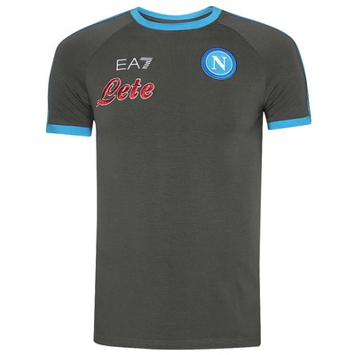 SSC Napoli EA7 Emporio Armani T-shirt gray EASSCN23RU01-MAGNET